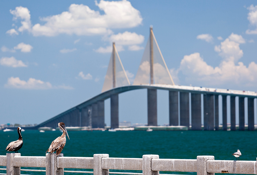 Sunshine Skyway Bridge at Tampa Bay